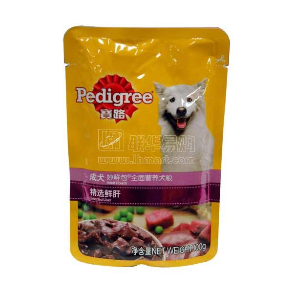 宝路妙鲜包肝成犬狗粮100g